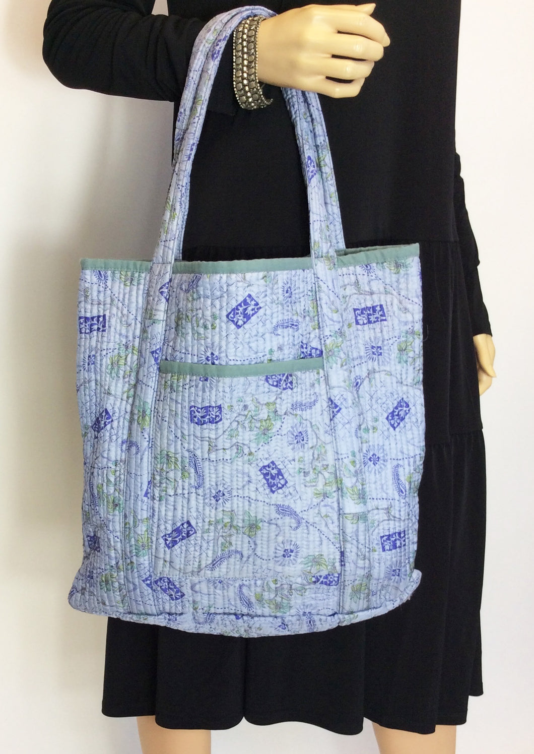 Silk Sari Quilted Bag