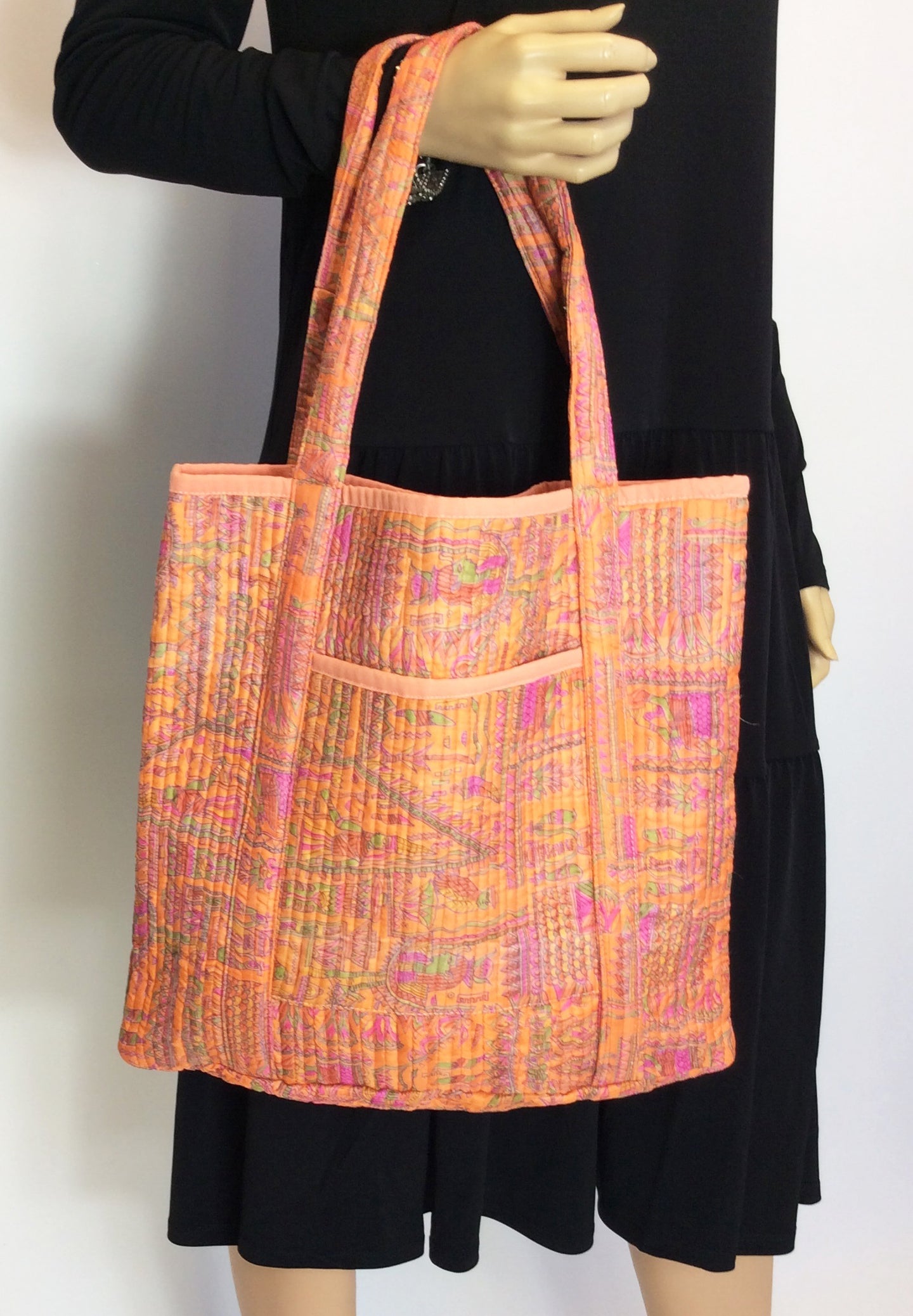 Silk Sari Quilted Bag