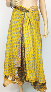 Vintage Sari Wrap Skirt