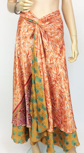 Vintage Sari Wrap Skirt