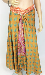 Vintage Sari Wrap Skirt