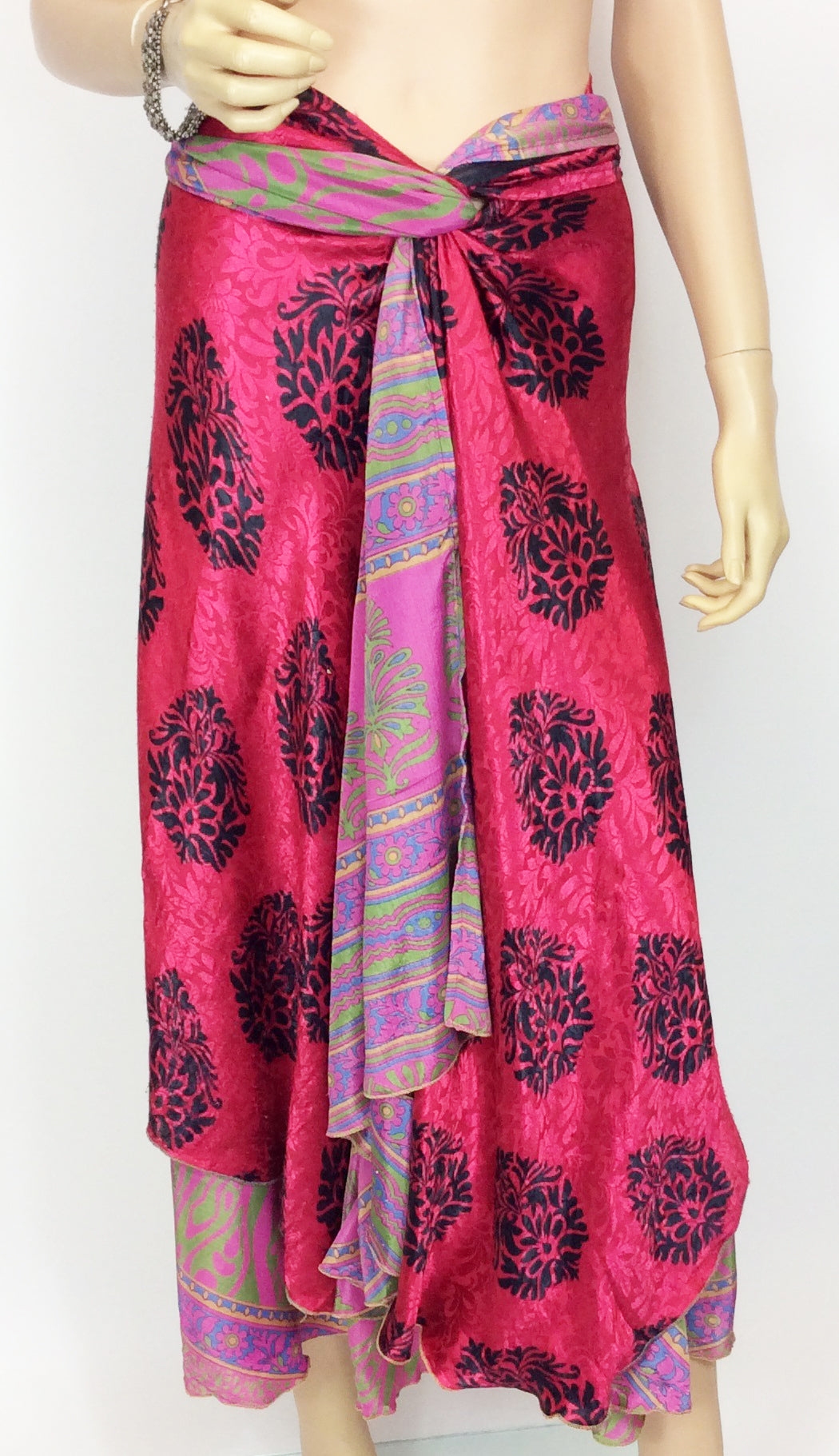 Vintage Sari Wrap Skirt