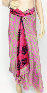 Vintage Sari Wrap Skirt