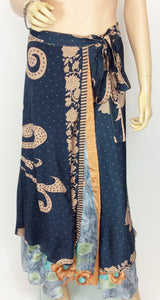 Vintage Sari Wrap Skirt