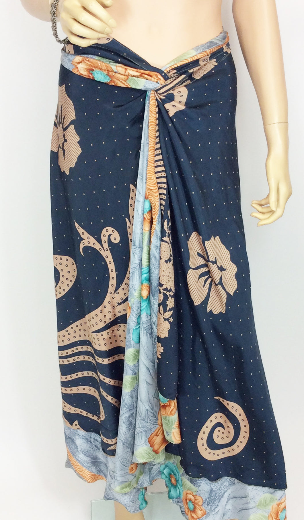 Vintage Sari Wrap Skirt