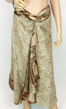 Load image into Gallery viewer, Vintage Sari Wrap Skirt
