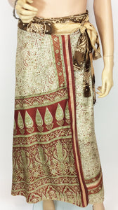 Vintage Sari Wrap Skirt