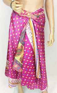 Vintage Sari Wrap Skirt