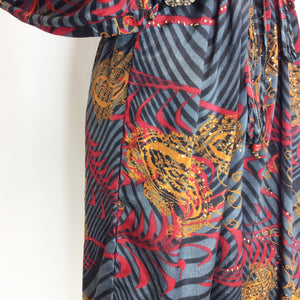 Silk Sari Maxi Dress