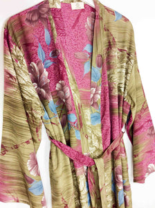 Vintage Sari Kimono Long