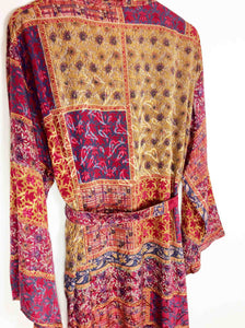 Vintage Sari Kimono Long