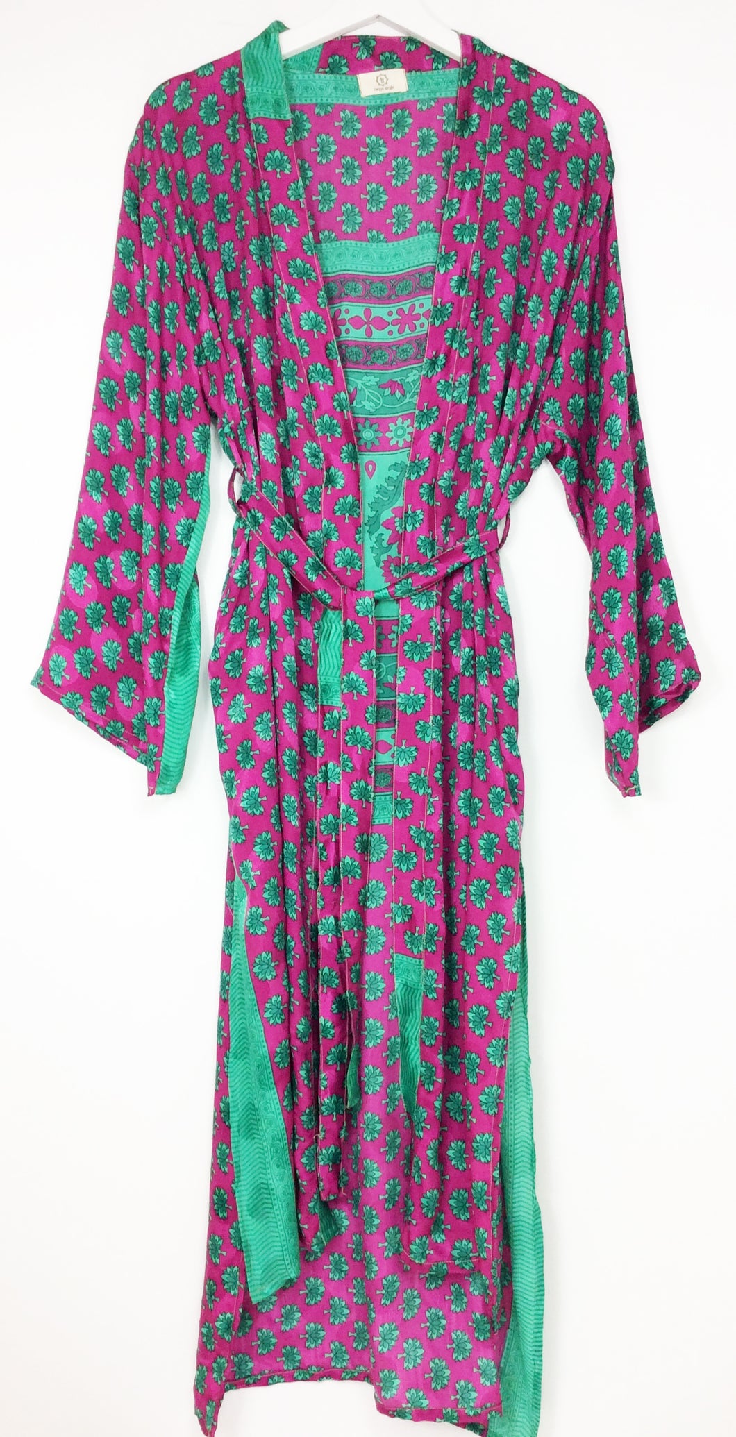 Vintage Sari Kimono Long