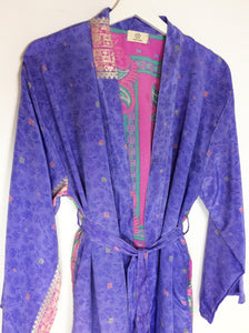 Vintage Sari Kimono Long