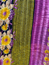 Load image into Gallery viewer, Vintage Sari Kantha Quilt
