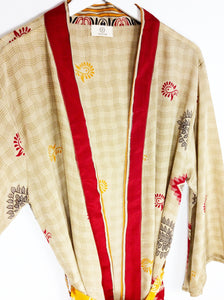 Vintage Sari Kimono Long