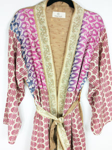 Vintage Sari Kimono Long