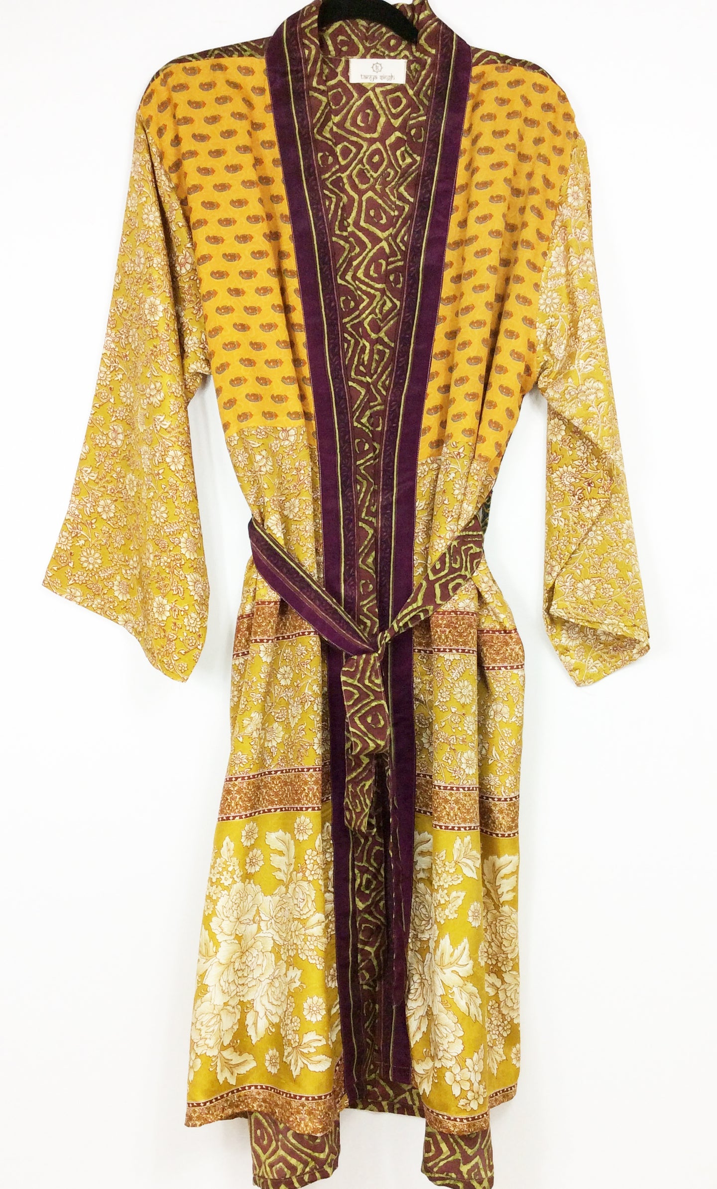 Vintage Sari Kimono Long