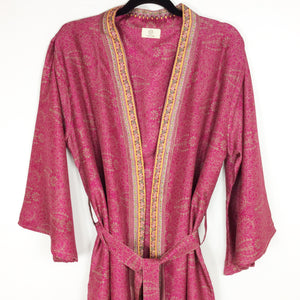 Vintage Sari Kimono Long