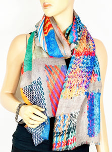 Cashmere Digital Print Shawl