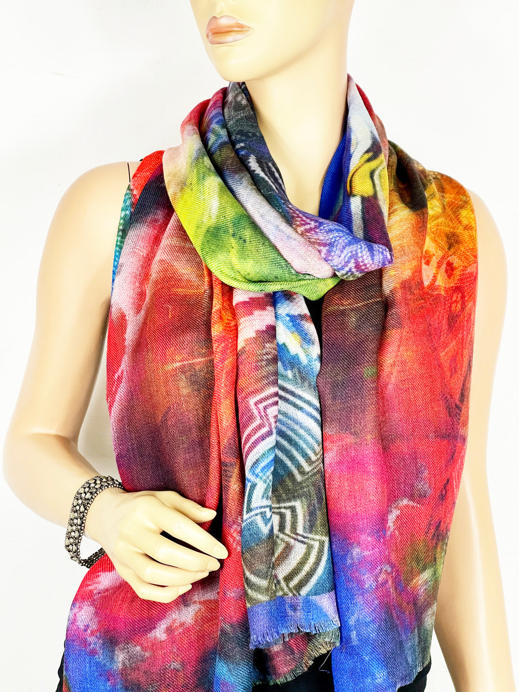 Cashmere Digital Print Shawl