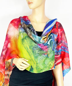 Cashmere Digital Print Shawl