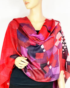 Cashmere Digital Print Shawl