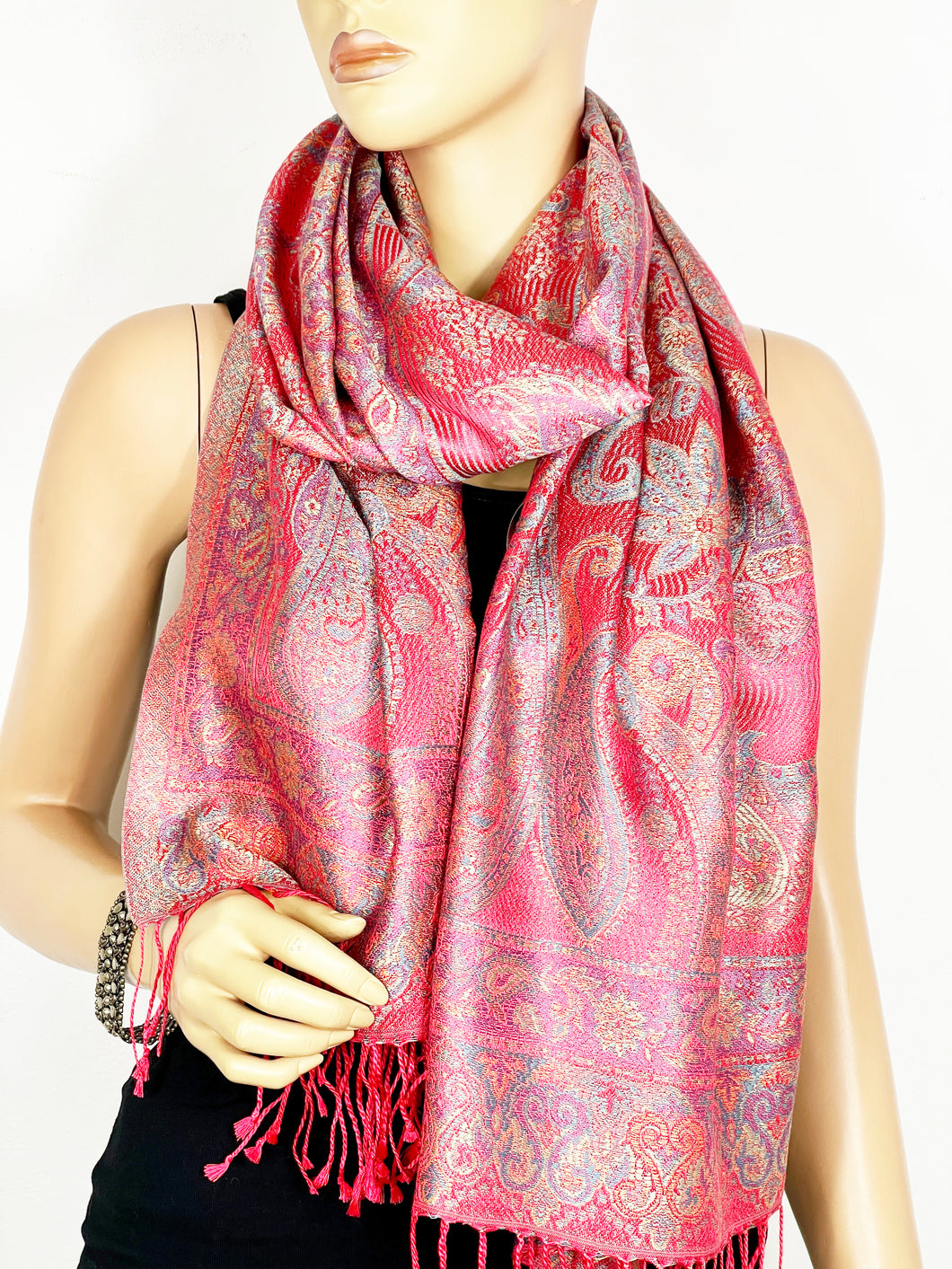 Silk Jamawar Scarf/Shawl