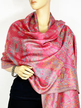 Load image into Gallery viewer, Silk Jamawar Scarf/Shawl
