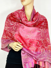 Load image into Gallery viewer, Silk Jamawar Scarf/Shawl
