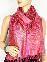 Load image into Gallery viewer, Silk Jamawar Scarf/Shawl
