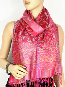 Silk Jamawar Scarf/Shawl