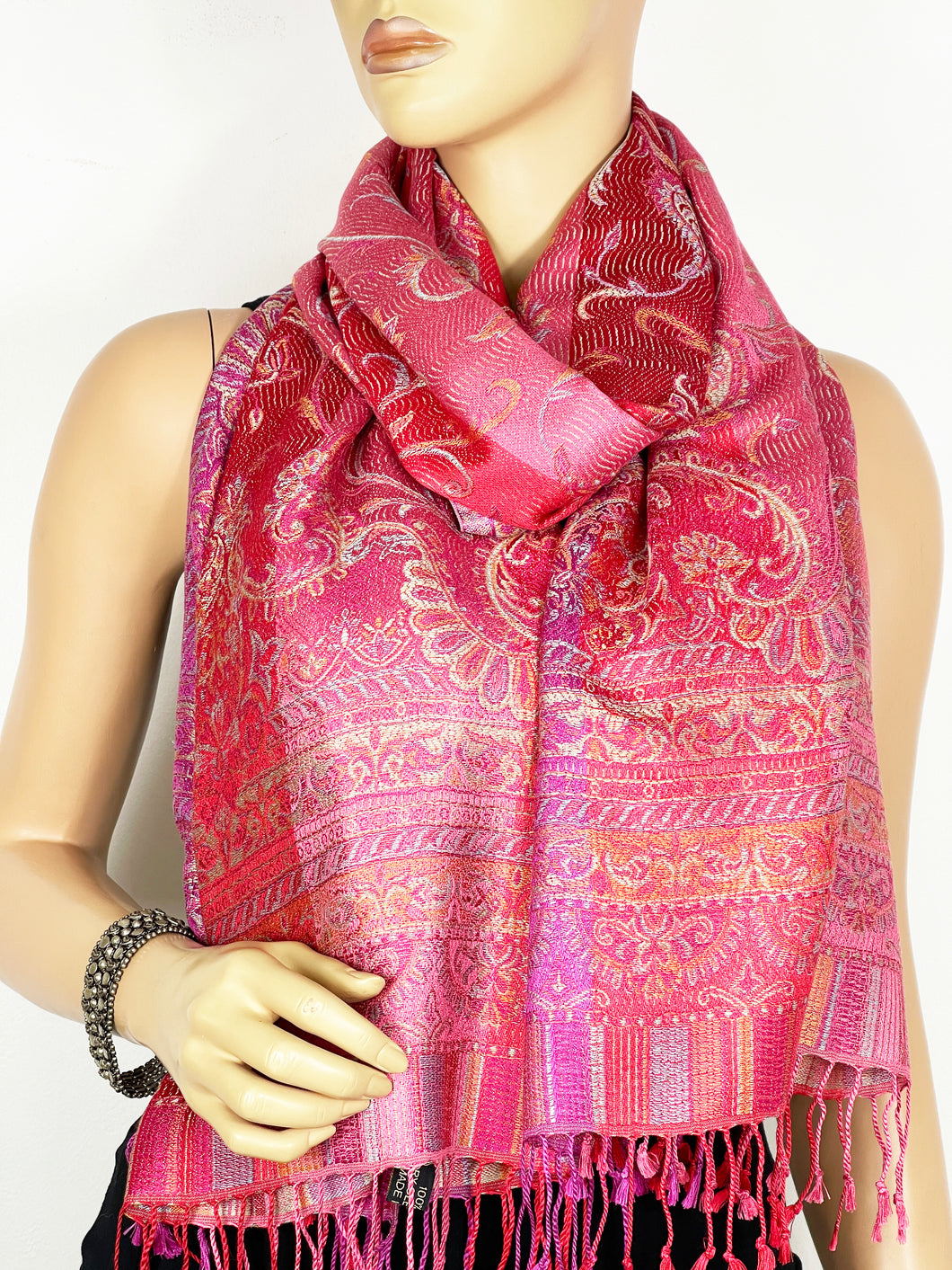 Silk Jamawar Scarf/Shawl