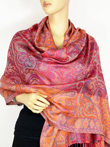 Silk Jamawar Scarf/Shawl