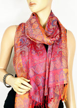 Load image into Gallery viewer, Silk Jamawar Scarf/Shawl
