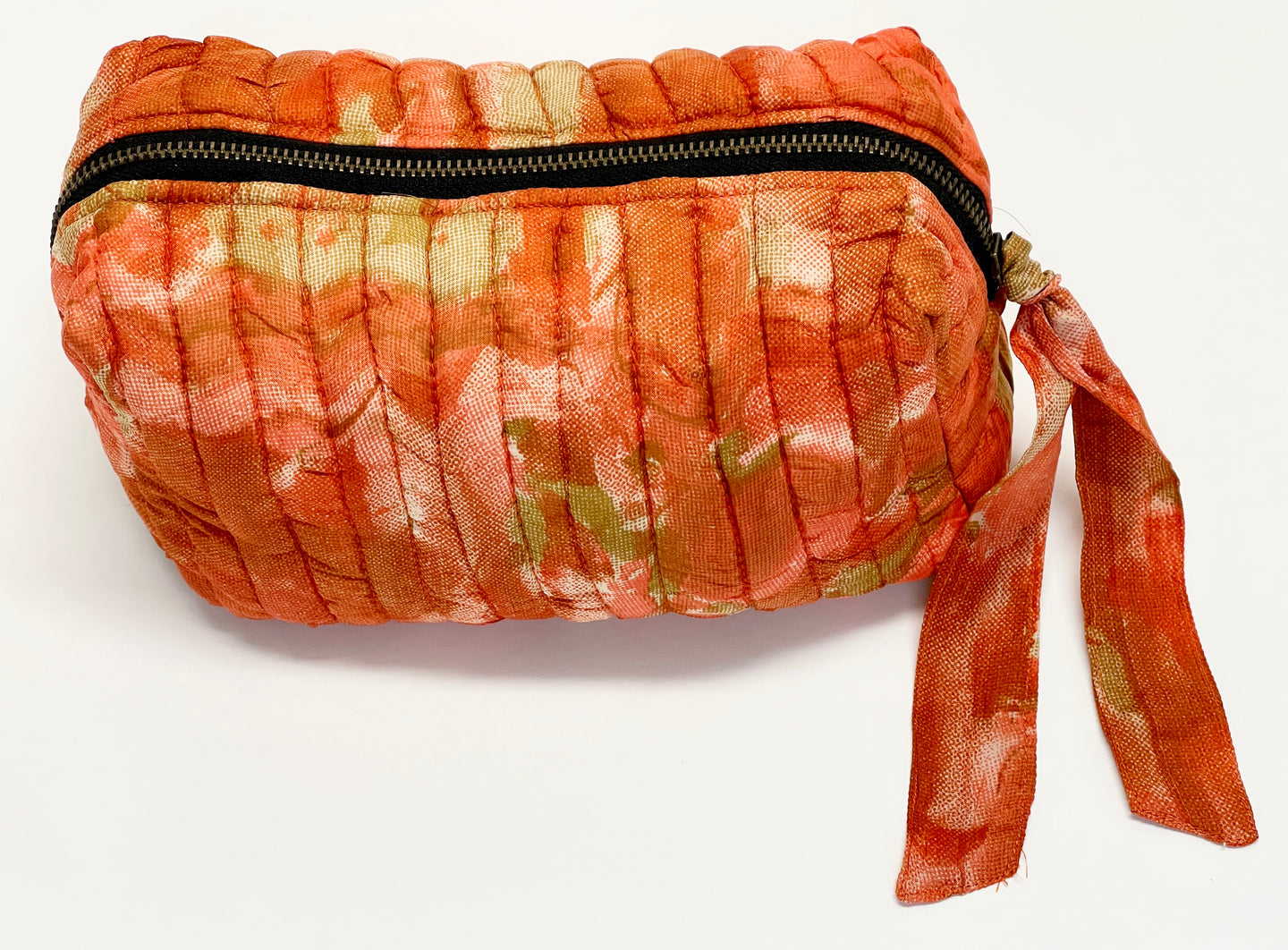 Vintage Sari Cosmetic Bag