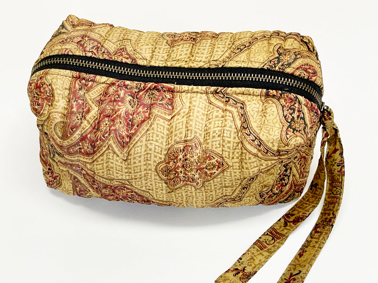 Vintage Sari Cosmetic Bag