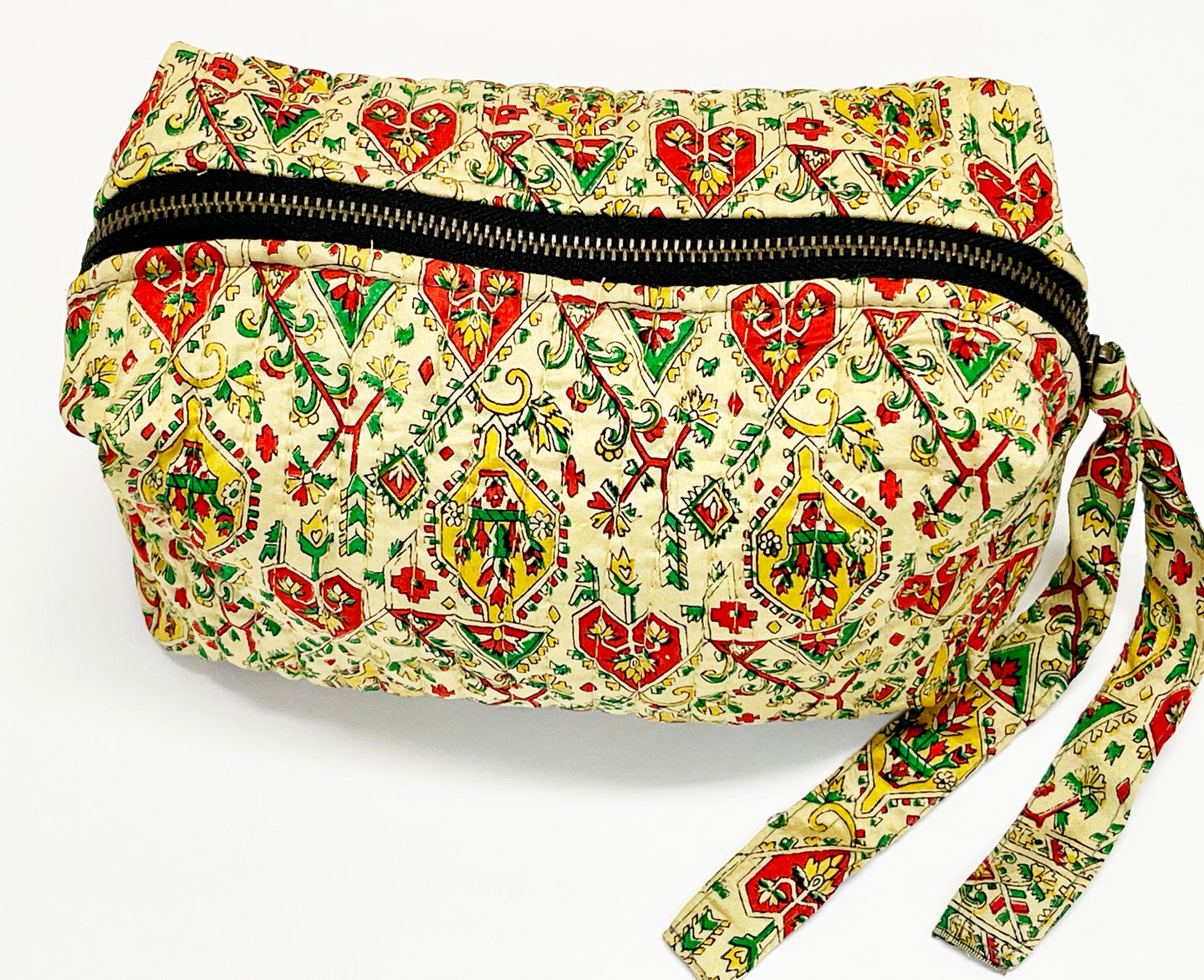 Vintage Sari Cosmetic Bag