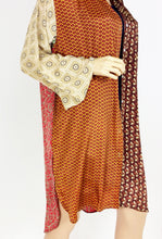 Load image into Gallery viewer, Vintage Silk Sari Long Shirt
