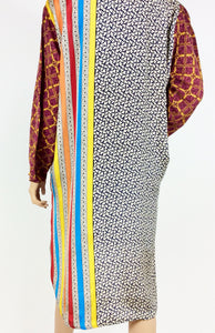 Vintage Silk Sari Long Shirt