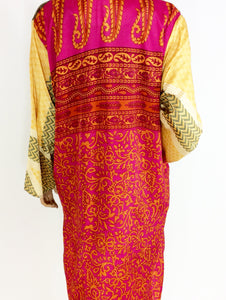 Vintage Silk Sari Long Shirt