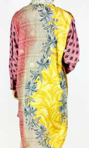 Vintage Silk Sari Long Shirt