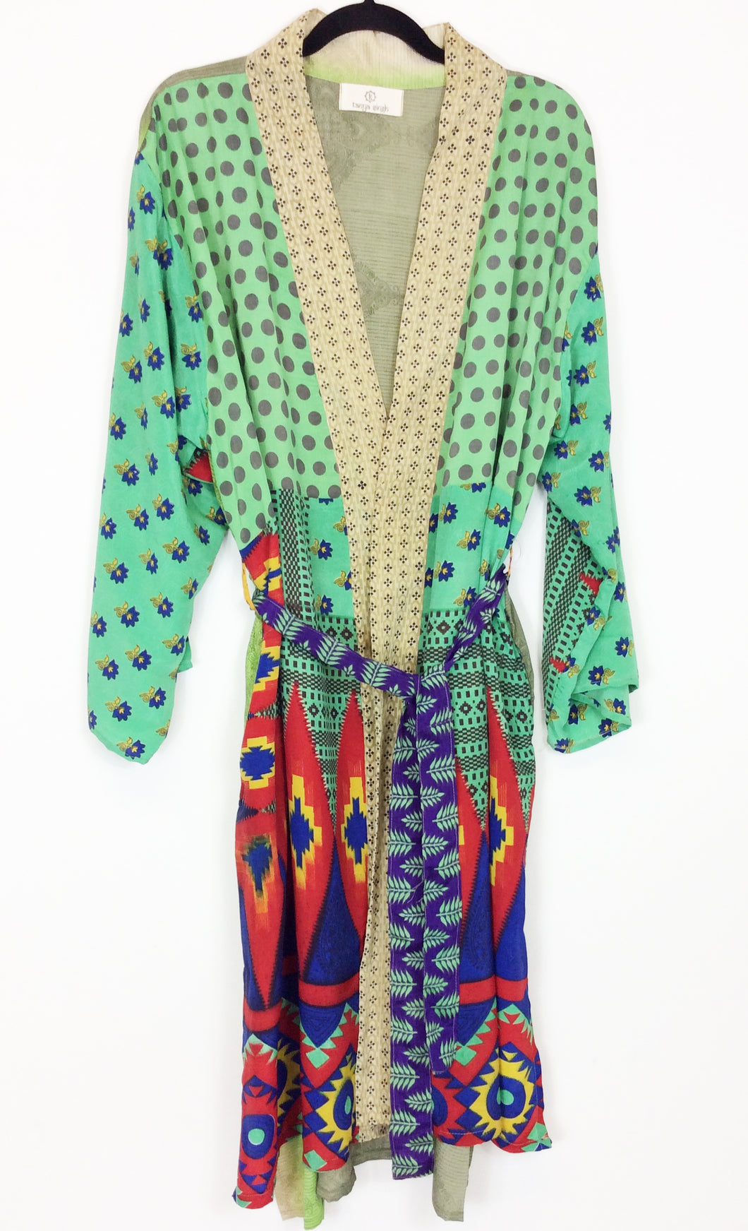 Vintage Sari Kimono Long