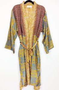 Vintage Sari Kimono Long