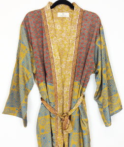 Vintage Sari Kimono Long