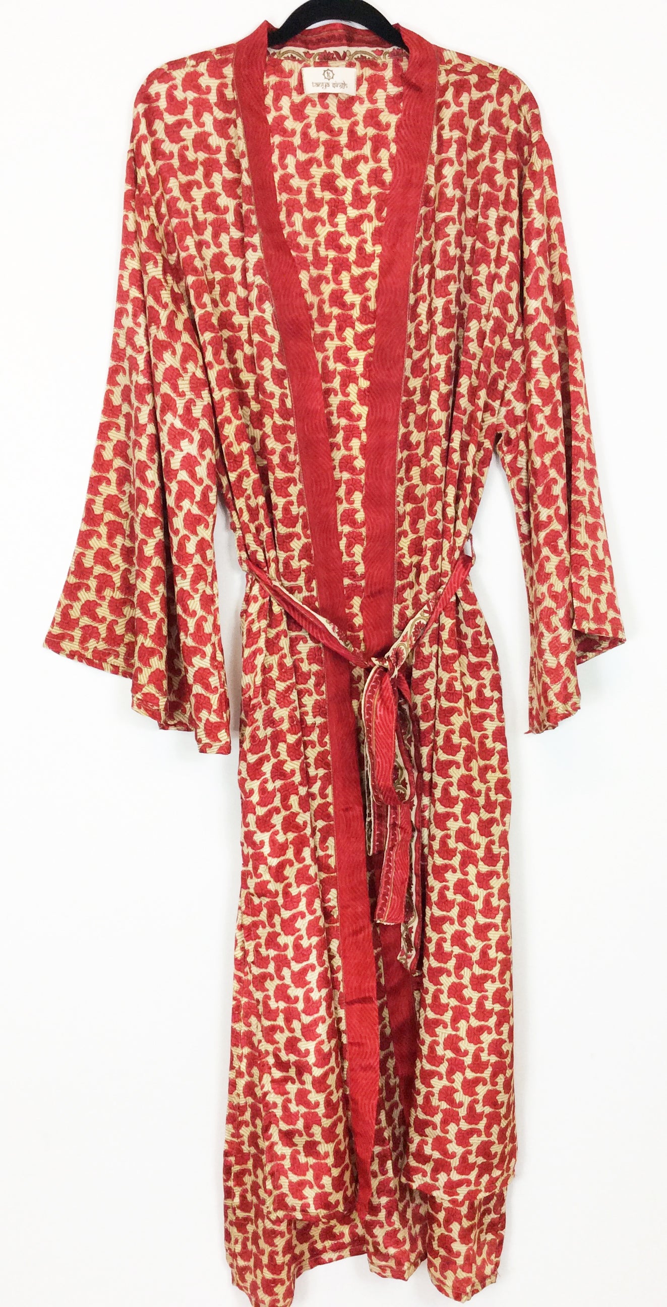 Vintage Sari Kimono Long