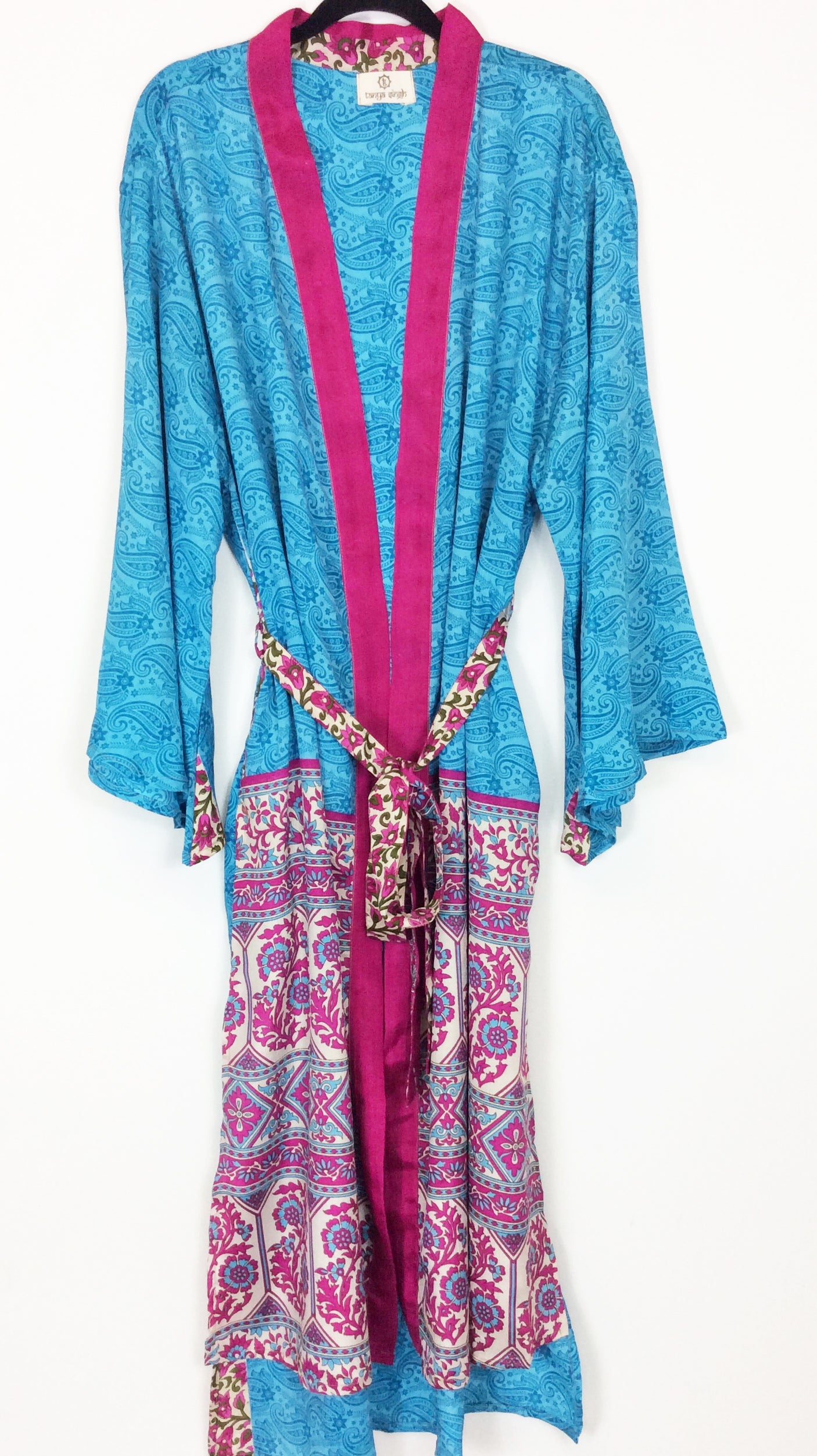Vintage Sari Kimono Long