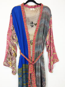 Vintage Sari Kimono Long