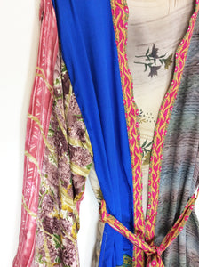 Vintage Sari Kimono Long