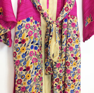 Vintage Sari Kimono Long