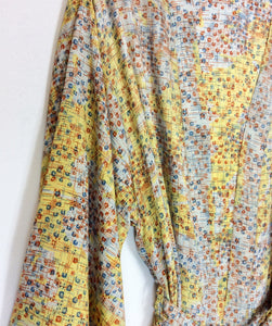 Vintage Sari Kimono Long